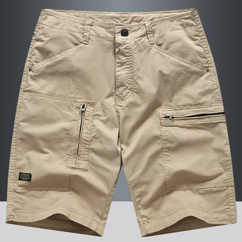 Casual Loose Straight Cargo Shorts Men Pre2brand Khaki-38