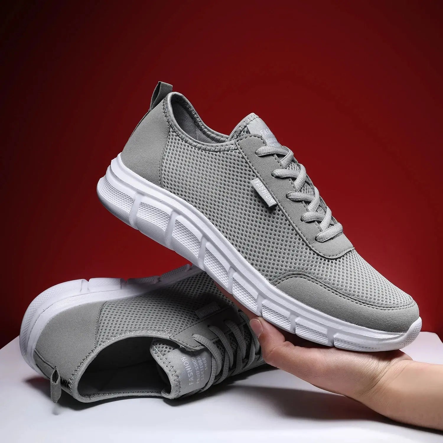 Men Casual Shoes Breathable Outdoor Mesh Light Sneakers Male Fashion Casual Shoes 2021 New Comfortable Casual Footwear Men Shoes - Pre2brand