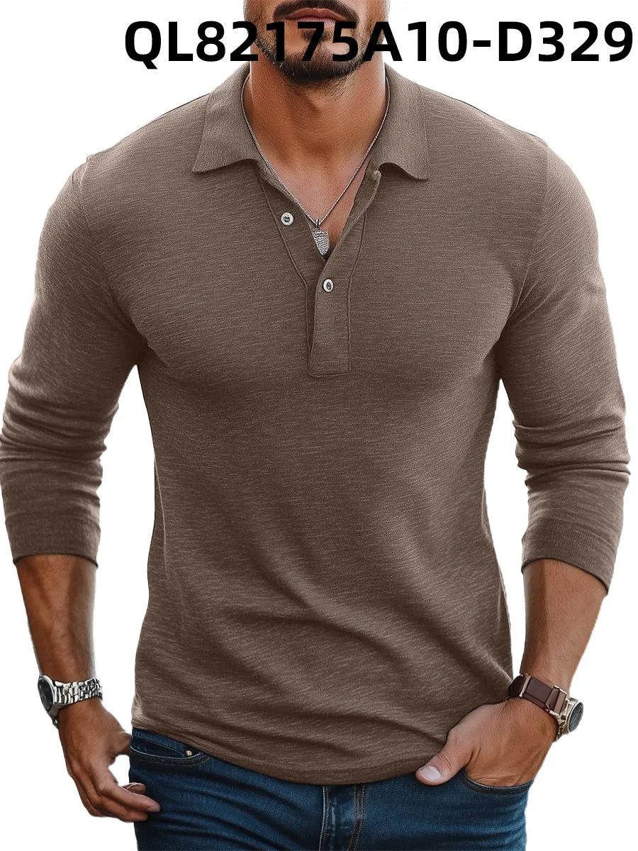 Men's Loose Trendy Short Sleeve Lapel Shirt Pre2brand 1-D329-White-Line-5XL