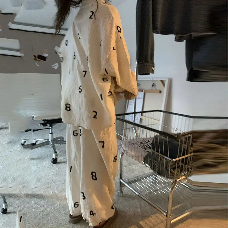 Women's Fashion Simple Home Clothes Suit - Pre2brand