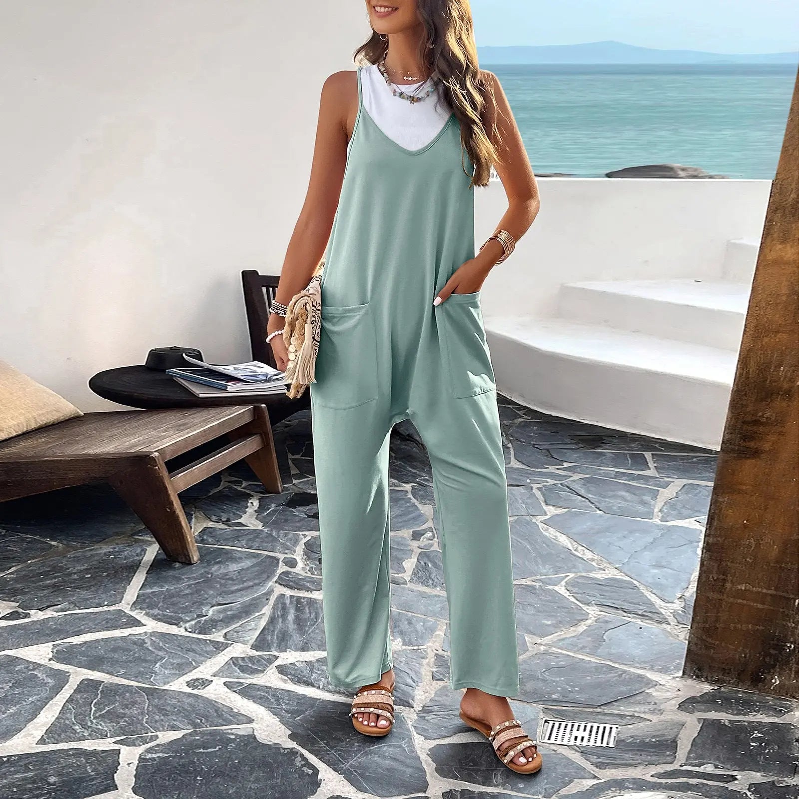 Women's Solid Color Slim Fit Bodysuit - Pre2brand