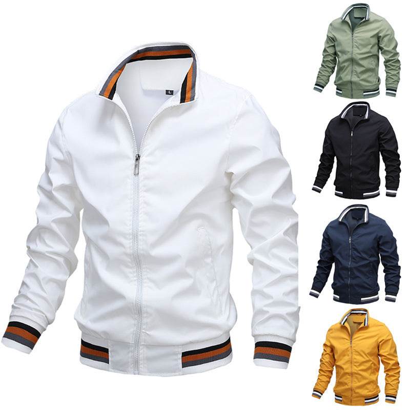 Sports Solid Color Jacket Men's - Pre2brand