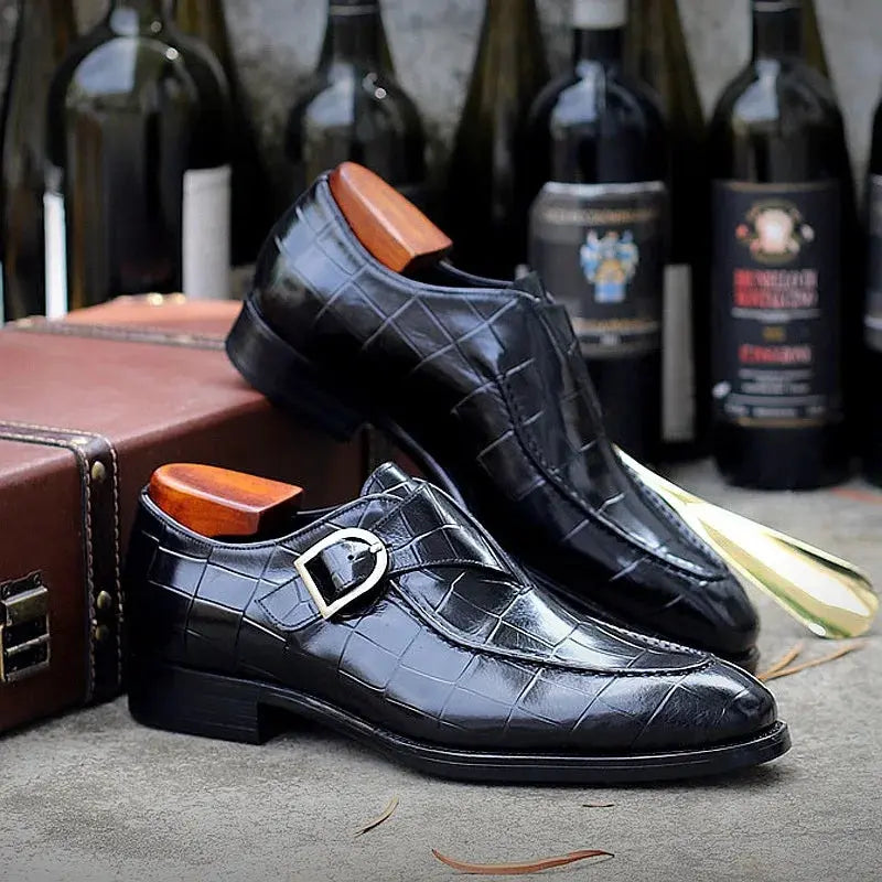 2022 New Classic Business Flat Shoes Men Designer Formal Dress Leather Shoes Men's Loafers Valentine Gifts Shoes Men Dress Shoes  Pre2brand