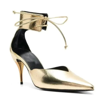 "2025 Fashionable Sexy Women's Stiletto Heels, Large Sizes, Strappy Mid-Cut Design, Elegant & Trendy Evening Shoes"  Pre2brand