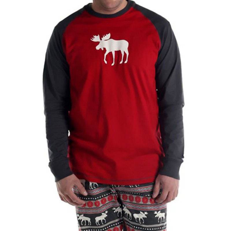 Christmas elk print family pajamas - Pre2brand