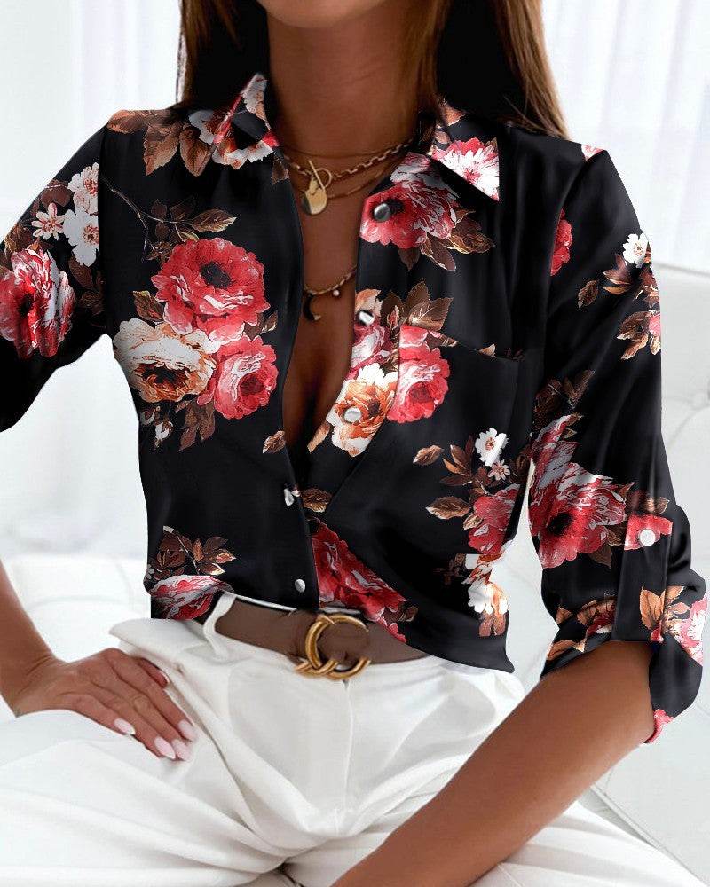 Fashion Long Sleeve Printed Shirt - Pre2brand