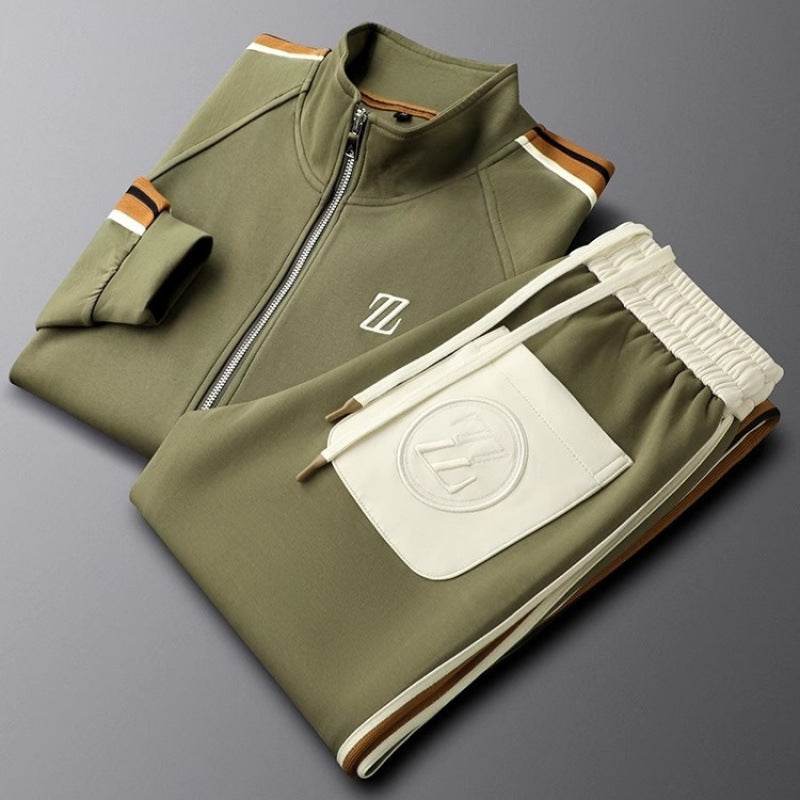 Trendy Stand Collar Casual Sports Suit - Pre2brand