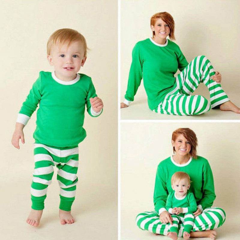 Family striped christmas pajamas - Pre2brand