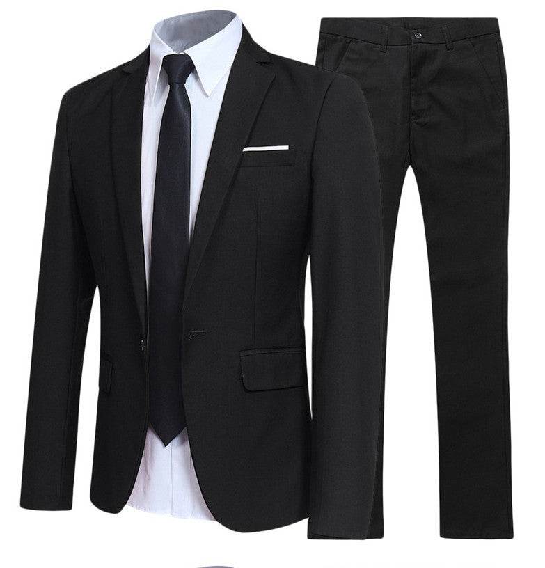 Men's Western Fit Korean Two-piece Suit - Pre2brand