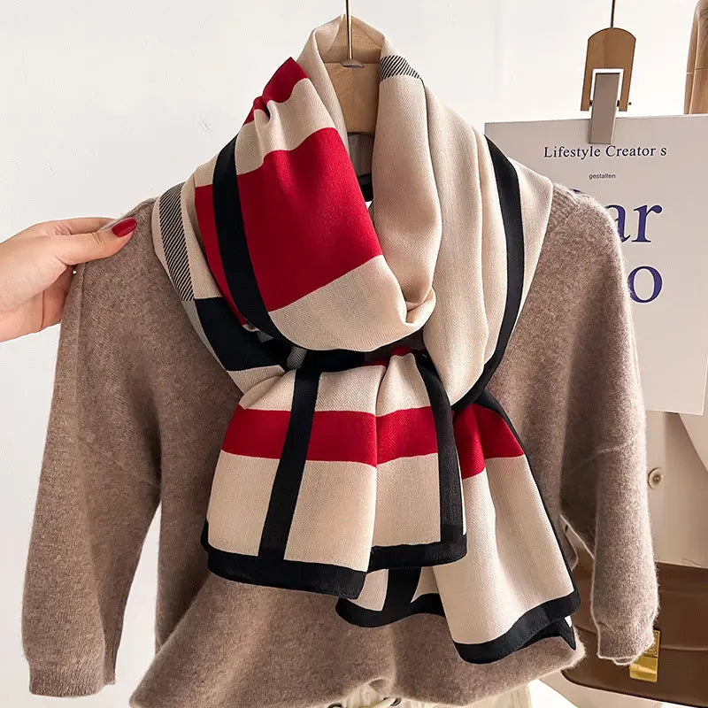 Autumn And Winter Scarf Scarf Warm Talma - Pre2brand