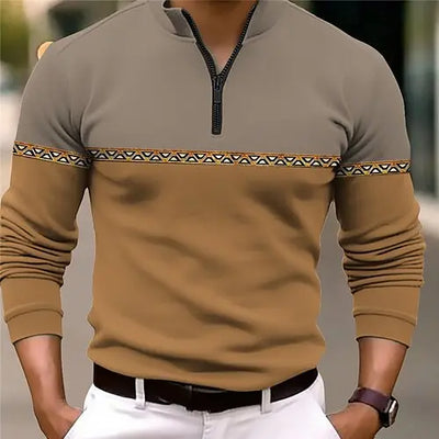 Autumn Men's Trendy Loose Lapel Sweater  Pre2brand G109P113-3XL