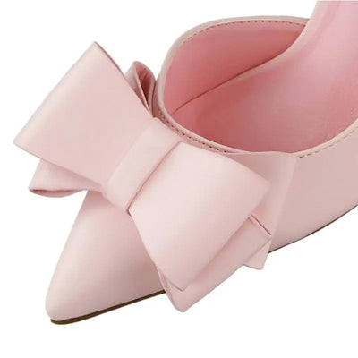 BIGTREE Shoes Bow-knot Woman Pumps Stiletto 10.5 Cm Women Basic Pump Pointed Toe Classic Pumps Sexy High Heels Women Shoes 2025  Pre2brand
