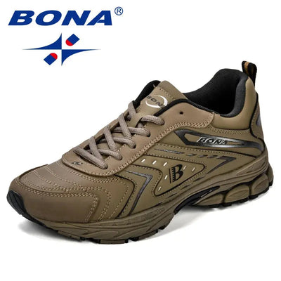 BONA Men Casual Shoes Brand Men Shoes Men Sneakers Flats Comfortable Breathable Microfiber Outdoor Leisure Footwear Trendy Style - Pre2brand