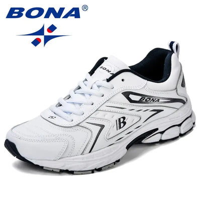 BONA Men Casual Shoes Brand Men Shoes Men Sneakers Flats Comfortable Breathable Microfiber Outdoor Leisure Footwear Trendy Style - Pre2brand