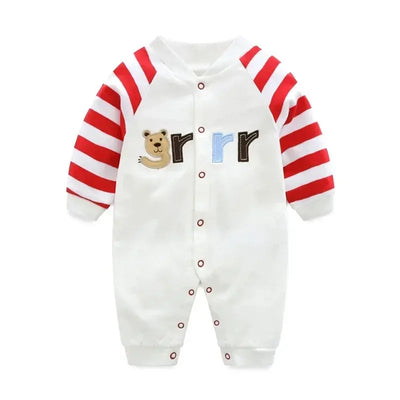 Baby spring clothes 0 to 12 months cotton girls clothing Onesies Autumn newborn Comfortable baby jumpsuits baby boy rompers  Pre2brand color-10-12M