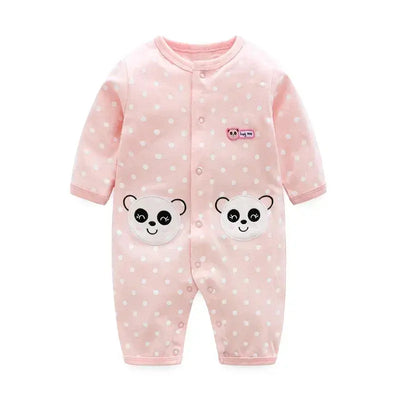 Baby spring clothes 0 to 12 months cotton girls clothing Onesies Autumn newborn Comfortable baby jumpsuits baby boy rompers  Pre2brand color-9-12M