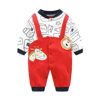 Baby spring clothes 0 to 12 months cotton girls clothing Onesies Autumn newborn Comfortable baby jumpsuits baby boy rompers  Pre2brand color-16-12M