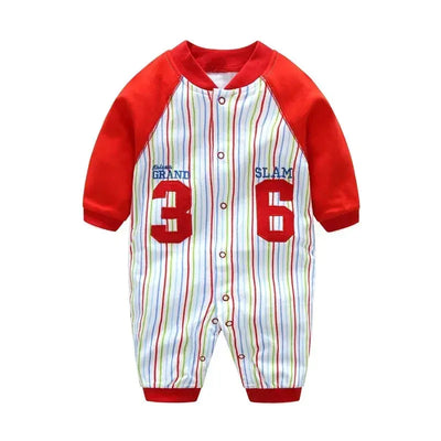 Baby spring clothes 0 to 12 months cotton girls clothing Onesies Autumn newborn Comfortable baby jumpsuits baby boy rompers  Pre2brand color-23-12M