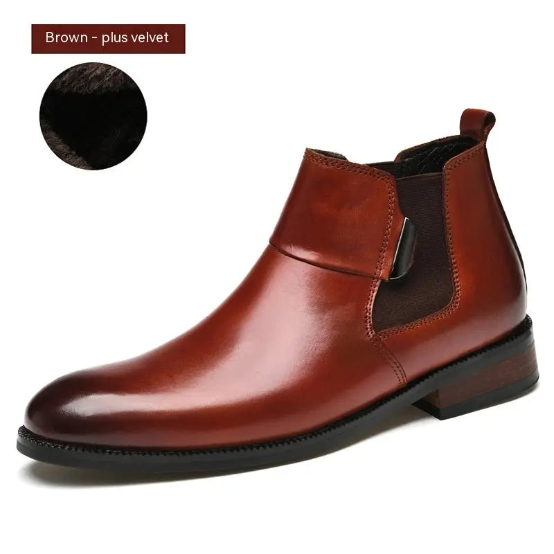 British Style Retro Chelsea Boots Men's Shoes - Pre2brand