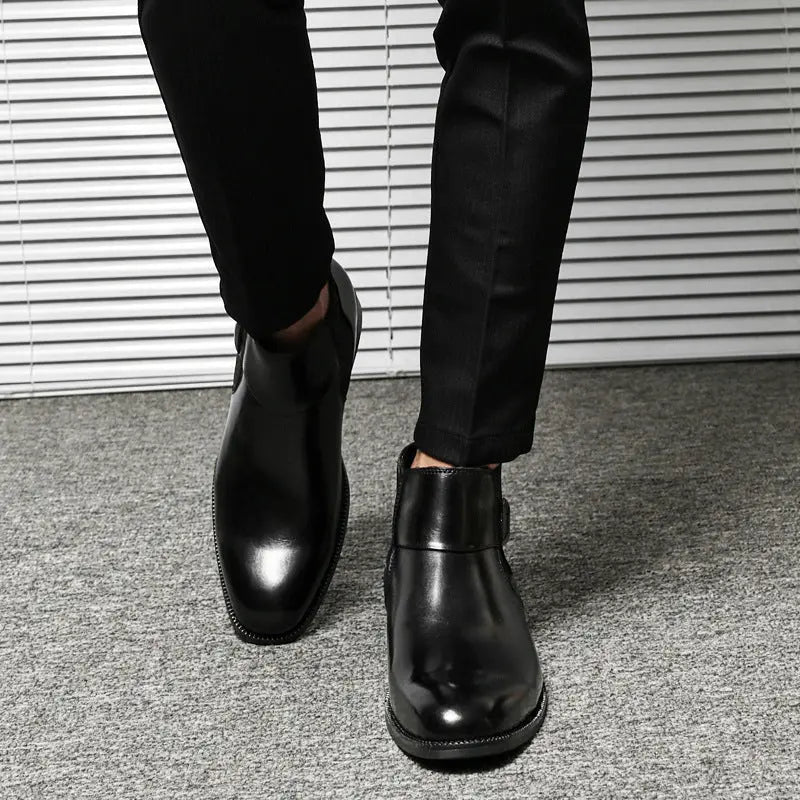 British Style Retro Chelsea Boots Men's Shoes - Pre2brand