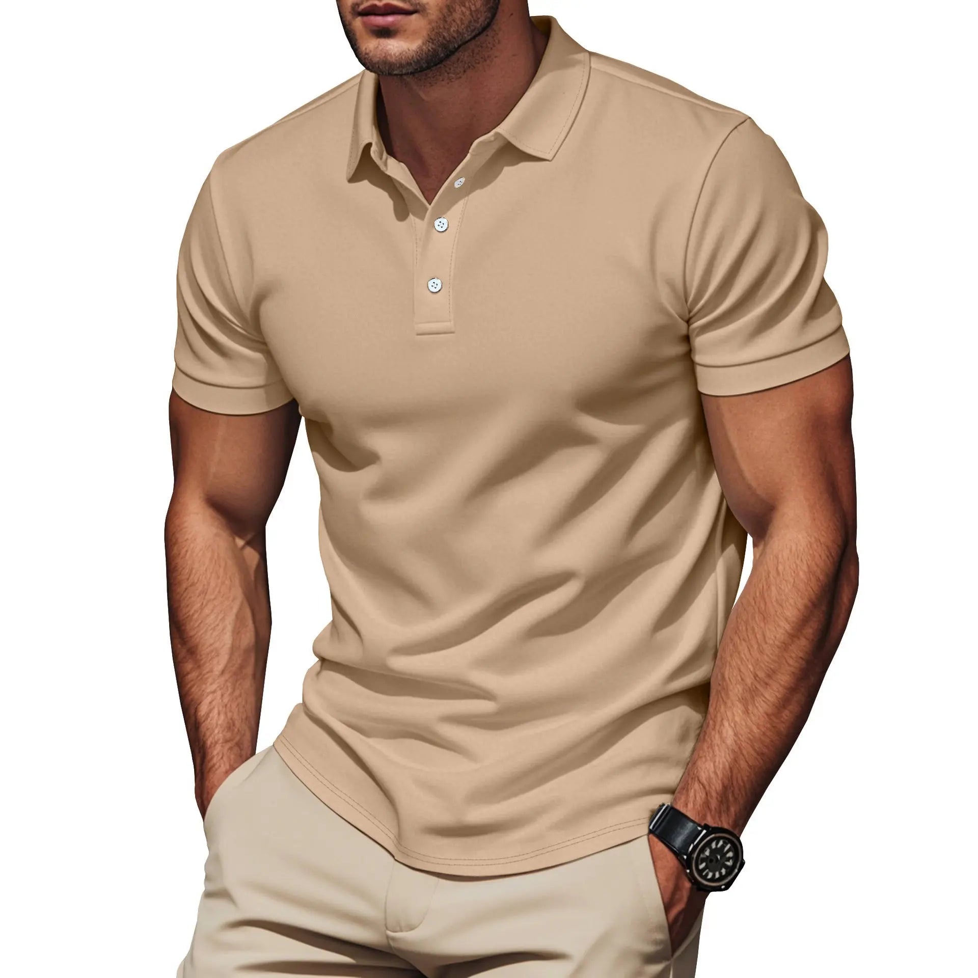 Casual British Style Summer Men's T-shirt  Pre2brand
