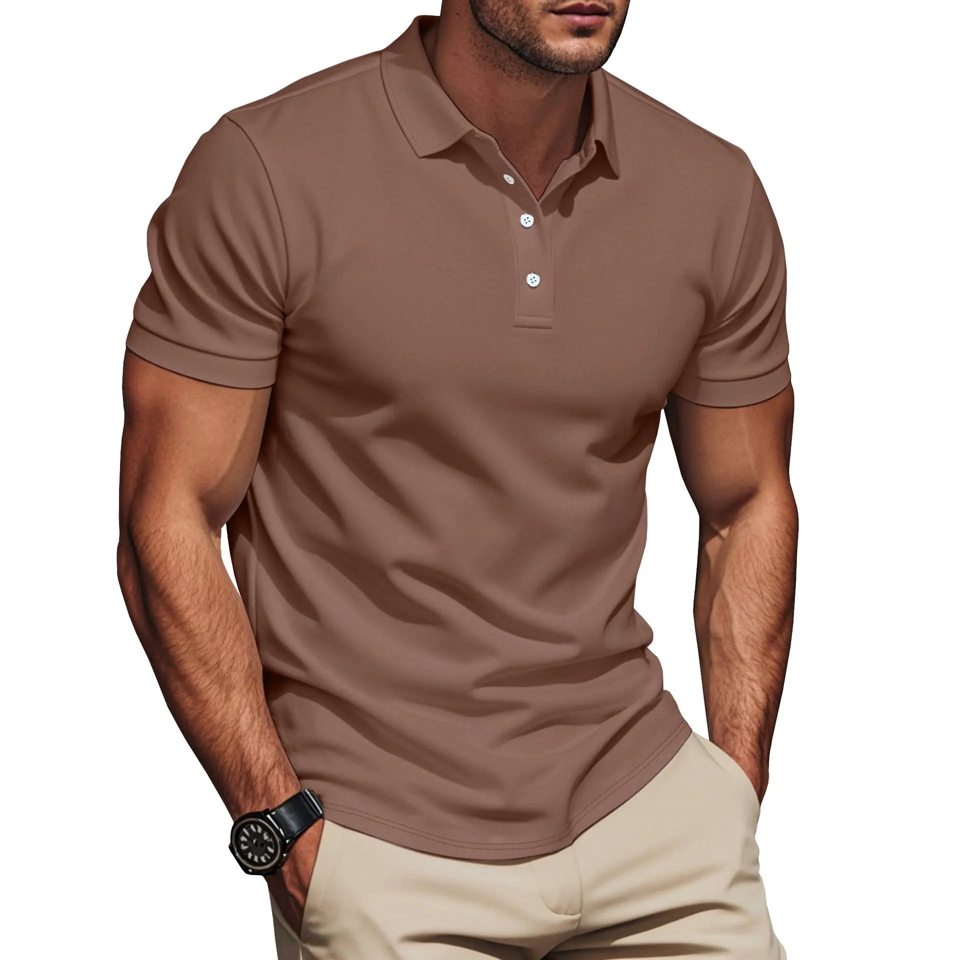 Casual British Style Summer Men's T-shirt  Pre2brand