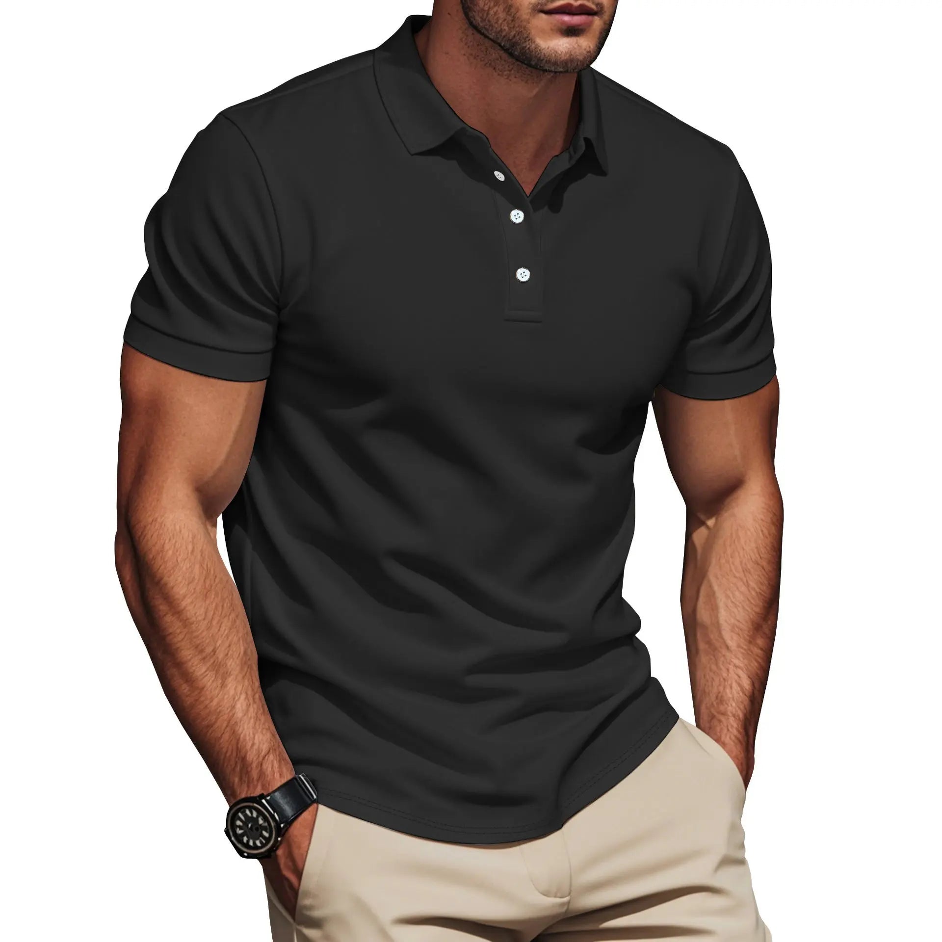 Casual British Style Summer Men's T-shirt  Pre2brand