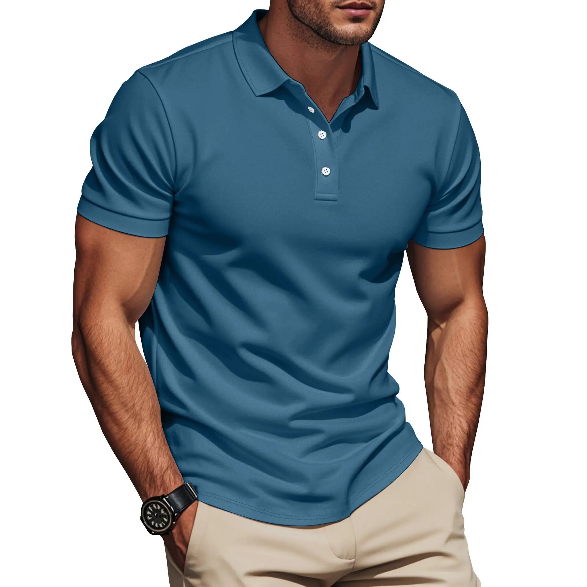 Casual British Style Summer Men's T-shirt  Pre2brand