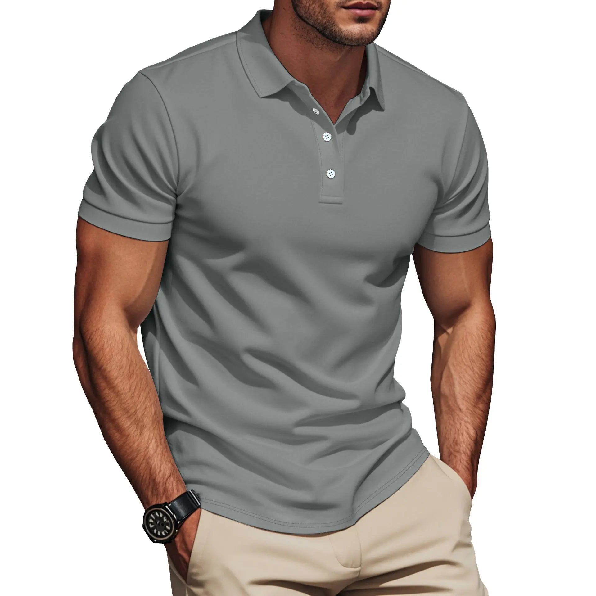 Casual British Style Summer Men's T-shirt  Pre2brand