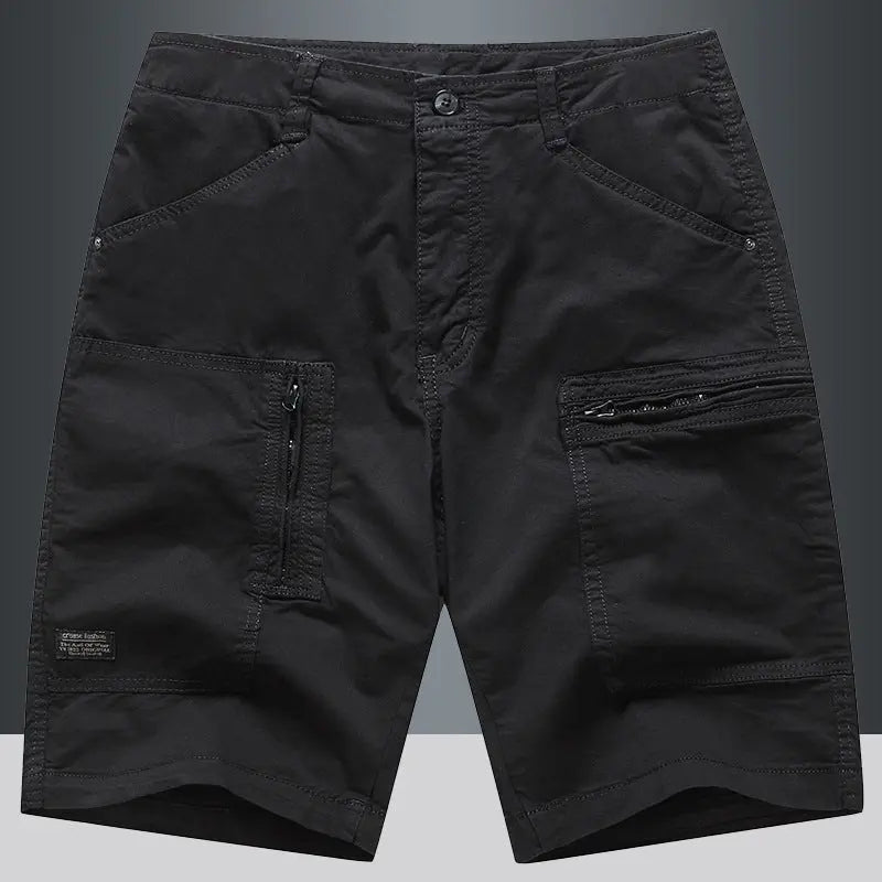 Casual Loose Straight Cargo Shorts Men  Pre2brand Black-38