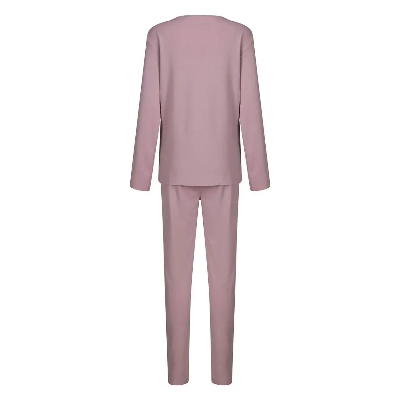 Casual Two-piece Set Women Autumn And Winter New High-neck Long-sleeved Trousers Suit - Pre2brand