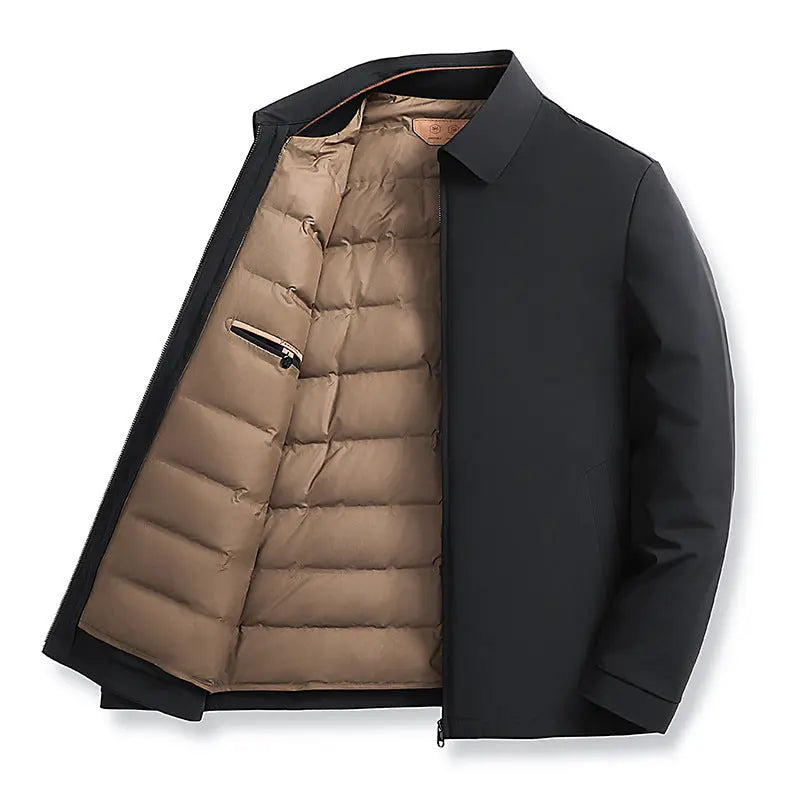 Down Men's Detachable Padded Thermal Jacket  Pre2brand Black-4XL