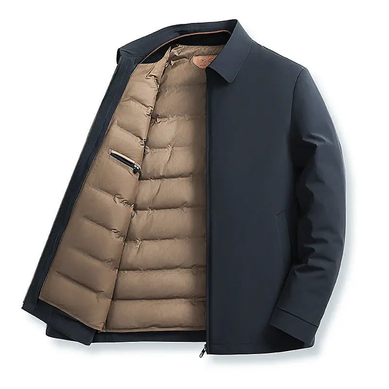 Down Men's Detachable Padded Thermal Jacket  Pre2brand Blue-4XL