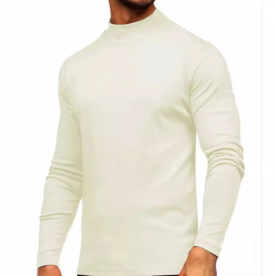 Dralon Men's Knitted Cashmere Sweater  Pre2brand Beige-3XL