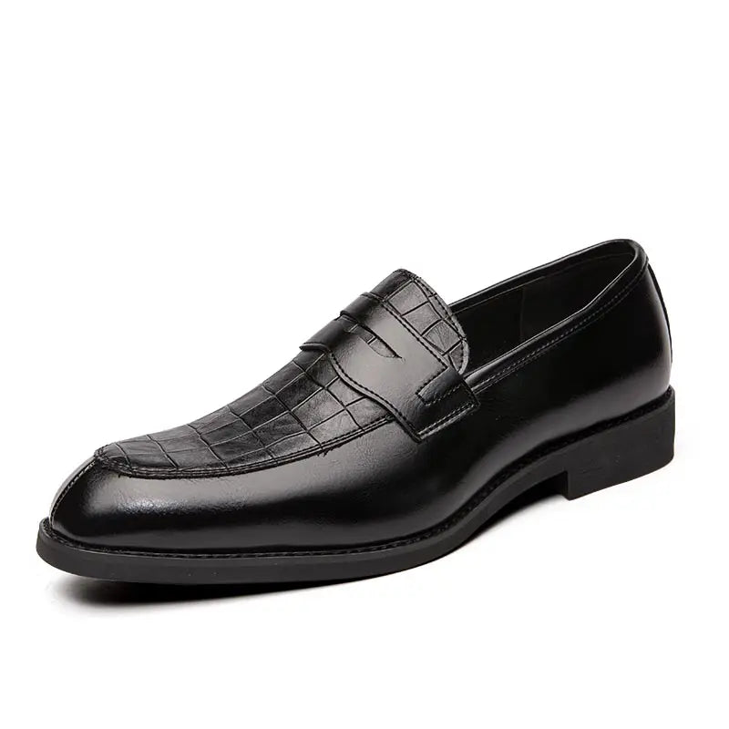 European Leather Shoes Business Dress Leather Shoes Pointed Large - Pre2brand