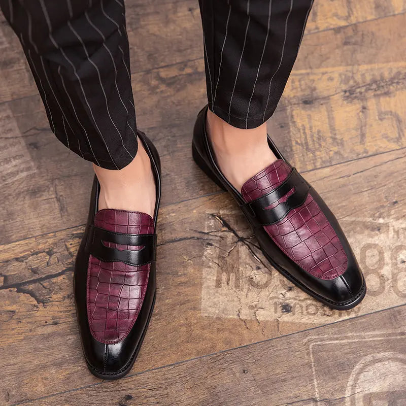 European Leather Shoes Business Dress Leather Shoes Pointed Large - Pre2brand