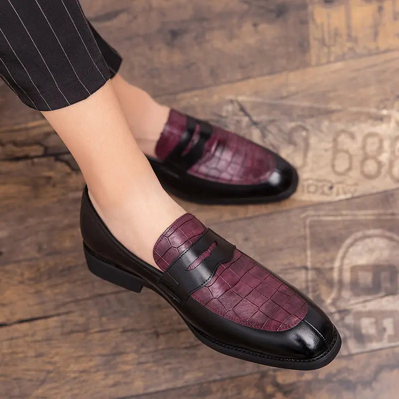 European Leather Shoes Business Dress Leather Shoes Pointed Large - Pre2brand