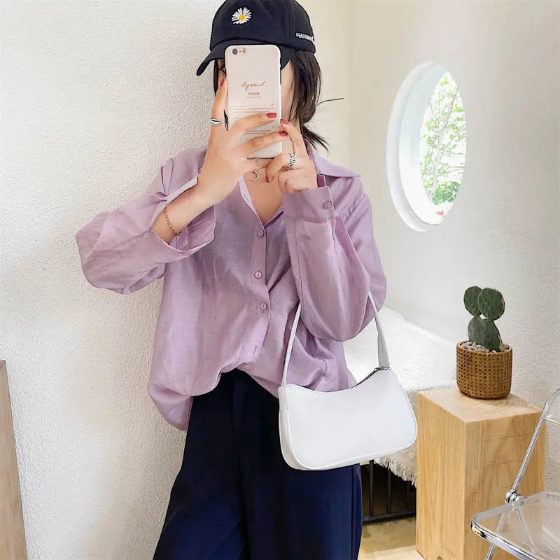 Fashion And Simple Messenger One-shoulder Armpit Bag - Pre2brand