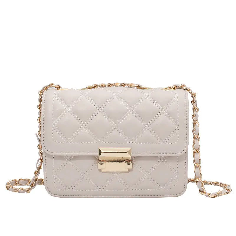Fashion Ladies Rhombic Chain Shoulder Bag - Pre2brand