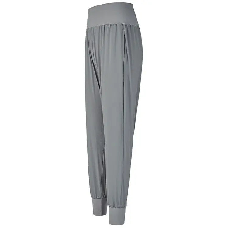 Fashion Loose Cool Sports Yoga Pants Women  Pre2brand Gray-XL