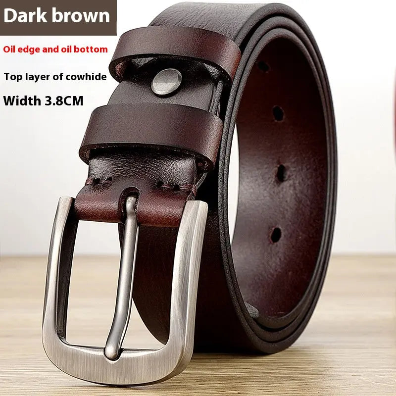 First Layer Cow Leather Belt Men  Pre2brand