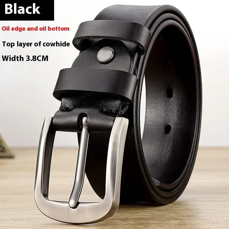 First Layer Cow Leather Belt Men  Pre2brand