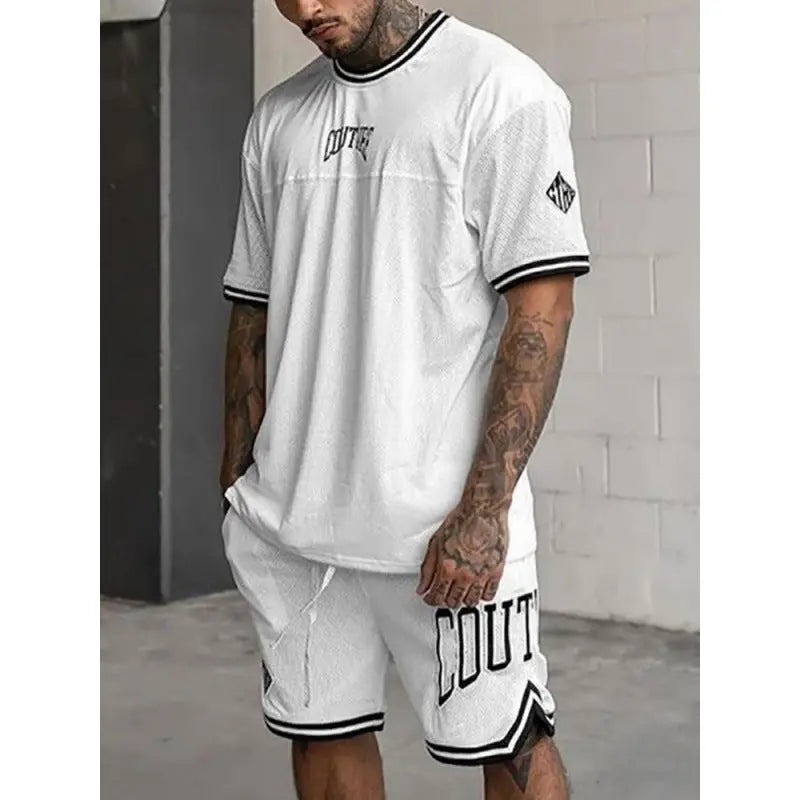 Fish Feet 3D Short Sleeve Digital Printed T-shirt Suit Casual - Pre2brand