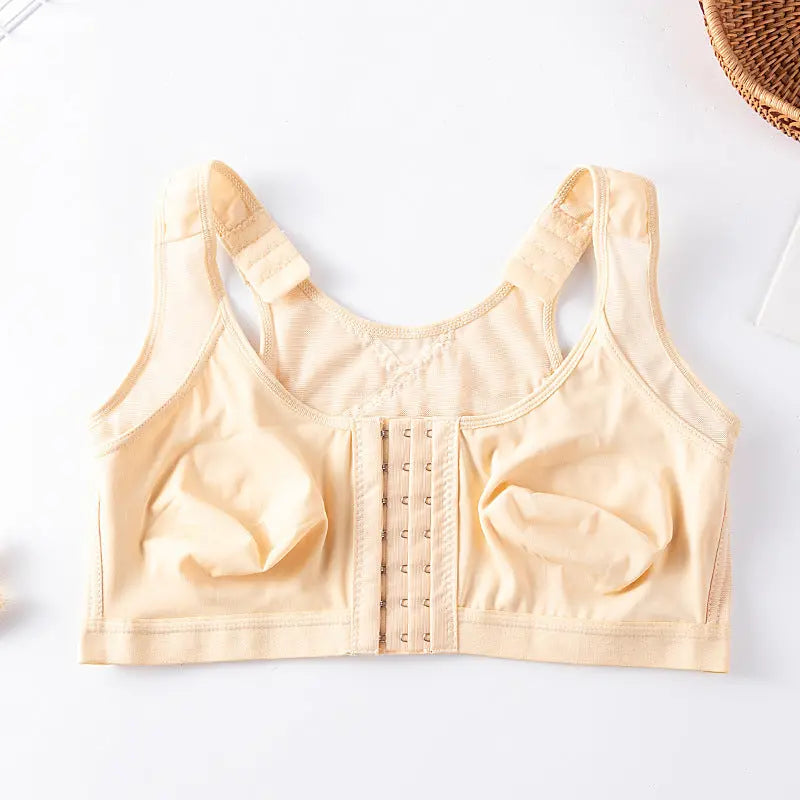 Foreign Trade Front Buckle Closed Sports Bra Plus Size - Pre2brand