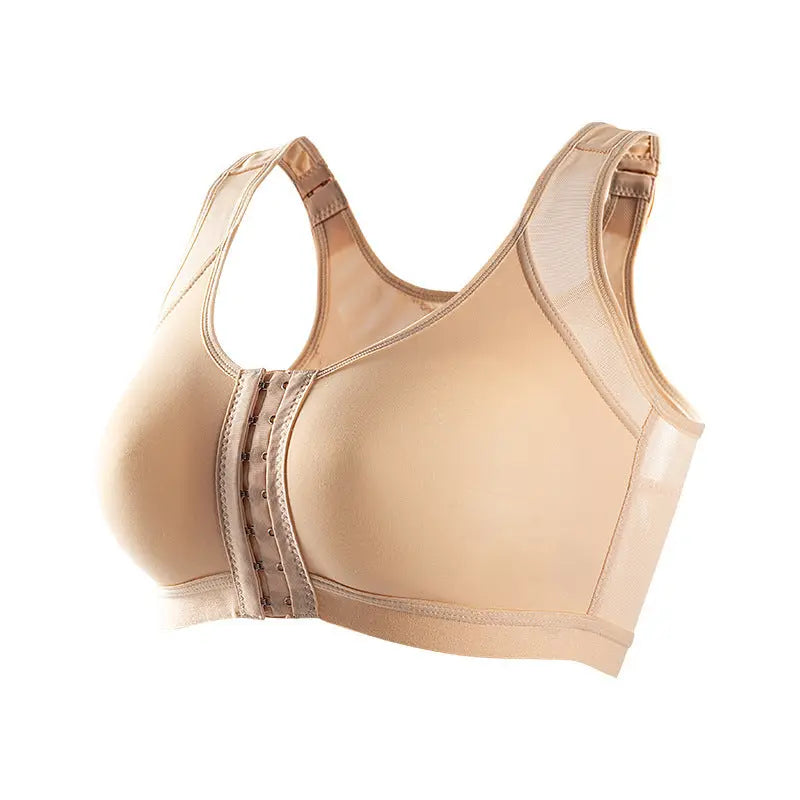 Foreign Trade Front Buckle Closed Sports Bra Plus Size - Pre2brand