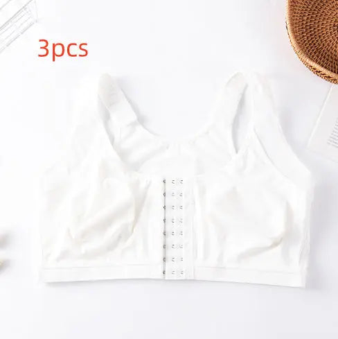 Foreign Trade Front Buckle Closed Sports Bra Plus Size - Pre2brand