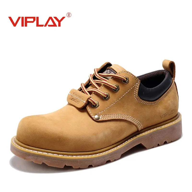 Genuine Leather Shoes Men Comfortable Casual Shoes Breathable Non-Slip Lace Up Men Footwear - Pre2brand