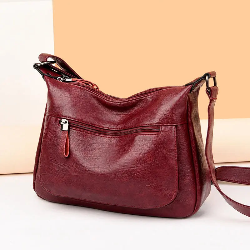 High Quality Soft Faced Large Capacity Women's One Shoulder Messenger Bag - Pre2brand