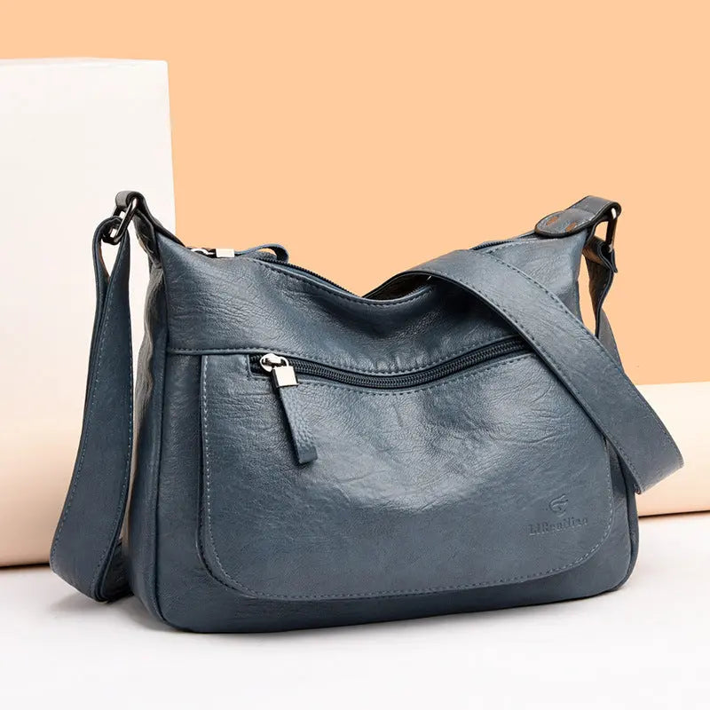 High Quality Soft Faced Large Capacity Women's One Shoulder Messenger Bag - Pre2brand