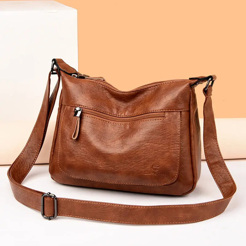 High Quality Soft Faced Large Capacity Women's One Shoulder Messenger Bag - Pre2brand